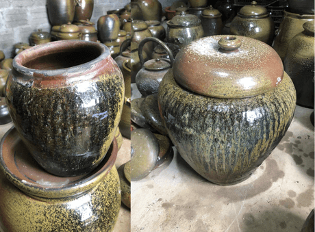 Bình gốm độc bản